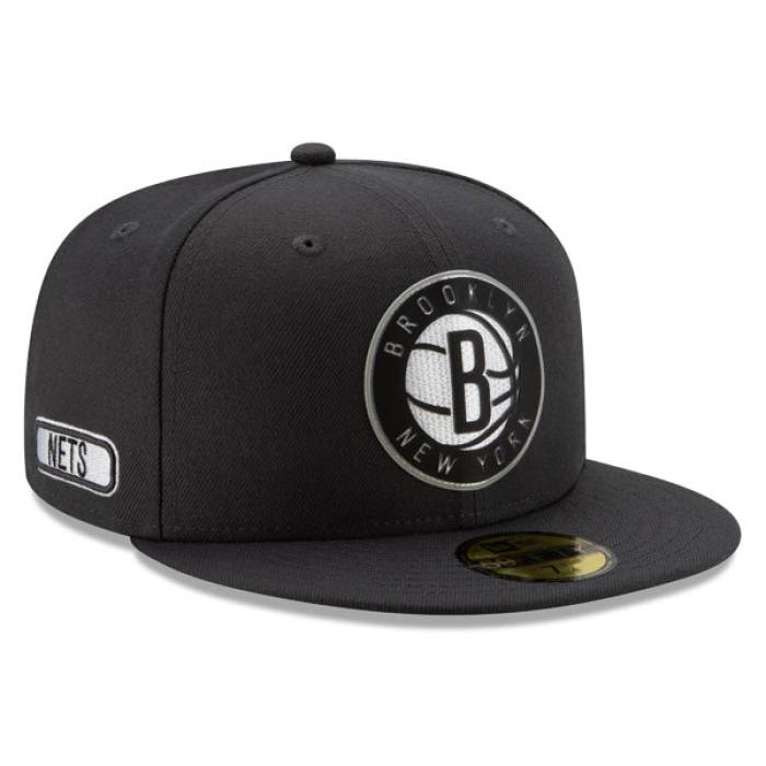 ニューエラ New Era 【 Brooklyn Nets Back Half Fitted 59Fifty Nba Hat Mens Graphite 】 ブルックリン ネッツ ハーフ メンズ｜スニケス
