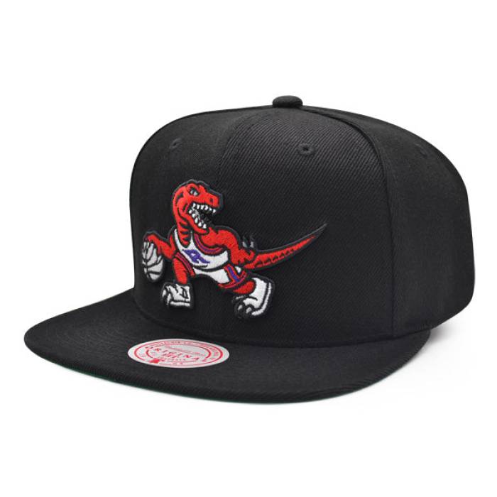 ミッチェル&ネス Mitchell & Ness 【 Toronto Raptors Classic Logo Snapback Hat Mens Black/Red/Green Bottom 】 トロント ラプターズ クラシック ロゴ Snapback スナップバック バッグ メンズ 黒色 ブラック Red 赤・レ|スニケス
