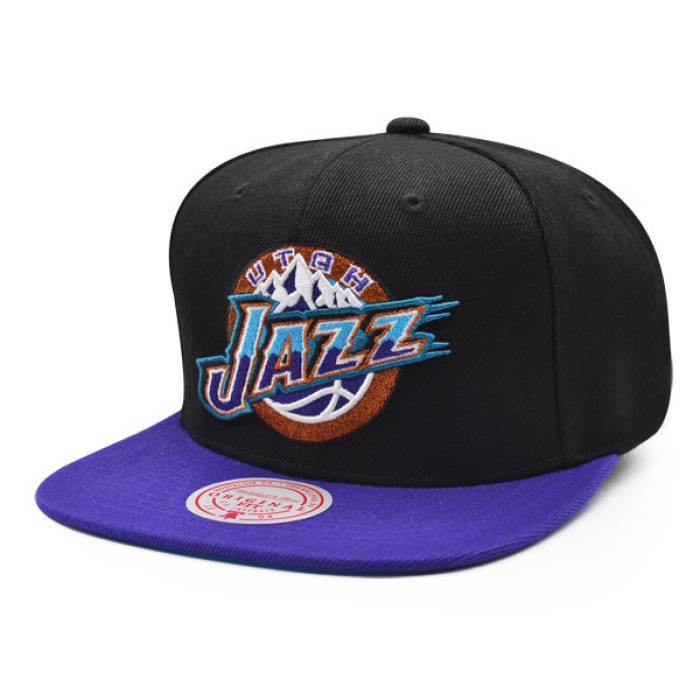 ミッチェル&ネス Mitchell & Ness 【 Utah Jazz Classic 2Tone Snapback Hat Mens Black/Purple 】 ユタ ジャズ クラシック Snapback スナップバック バッグ メンズ 黒色 ブラック Purple 紫・パープル｜スニケス