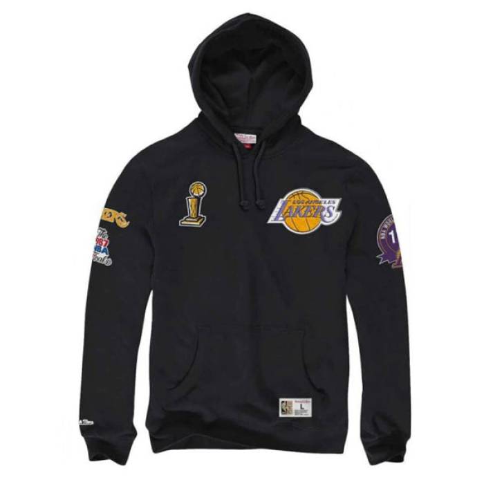 ミッチェル&ネス Mitchell & Ness 【 Los Angeles Lakers Nba Champ City Hoodie Mens Black 】 Lakers レイカーズ シティ フーディー パーカー メンズ 黒色 ブラック