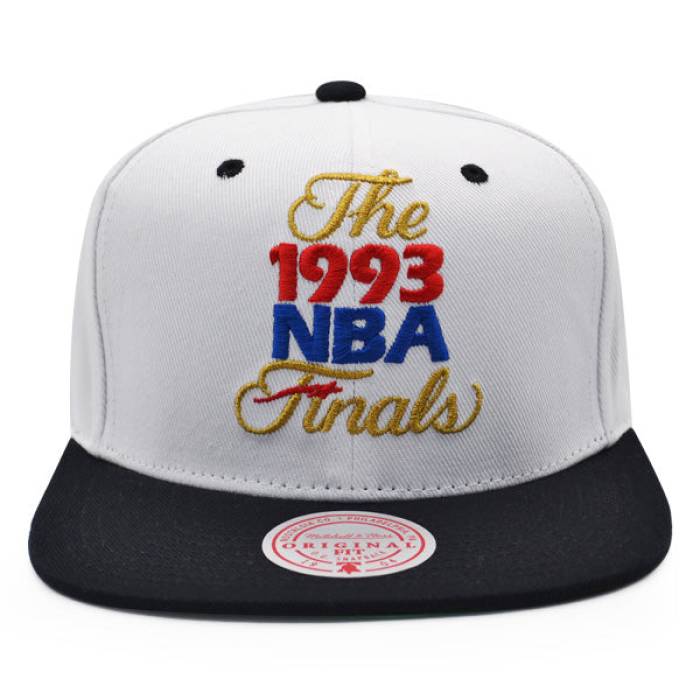 ミッチェル&ネス Mitchell & Ness 【 Hardwood Classics (Hwc) Exclusive 1993 Nba Finals Snapback Hat Mens White/Black 】 Snapback スナップバック バッグ メンズ 白色 ホワイト 黒色 ブラック|スニケス