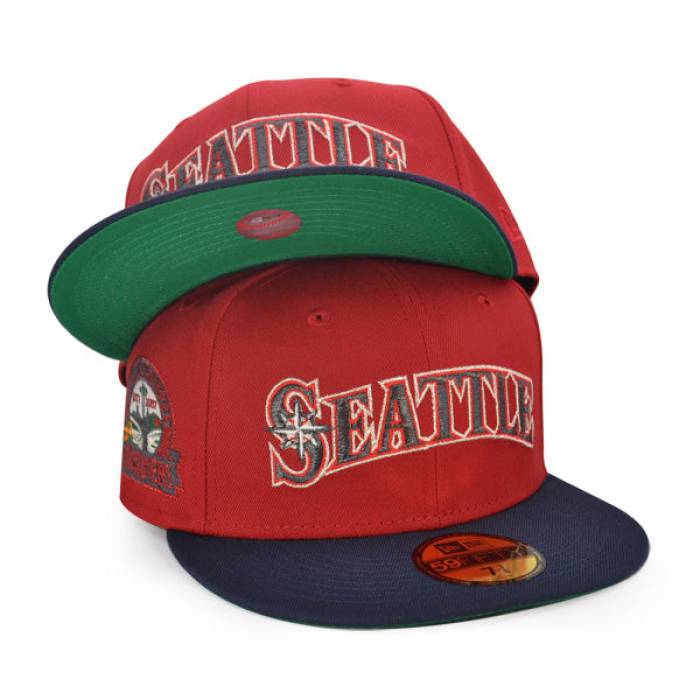 ニューエラ New Era 【 Seattle Mariners 40Th Anniversary Exclusive 59Fifty Fitted Hat Mens Pinot/Navy 】 シアトル マリナーズ メンズ 紺色 ネイビー｜スニケス