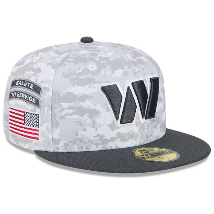 ニューエラ New Era 【 Washington Commanders 2024 Salute To Service 59Fifty Fitted Hat Mens Chrome/Graphite 】 ワシントン メンズ|スニケス