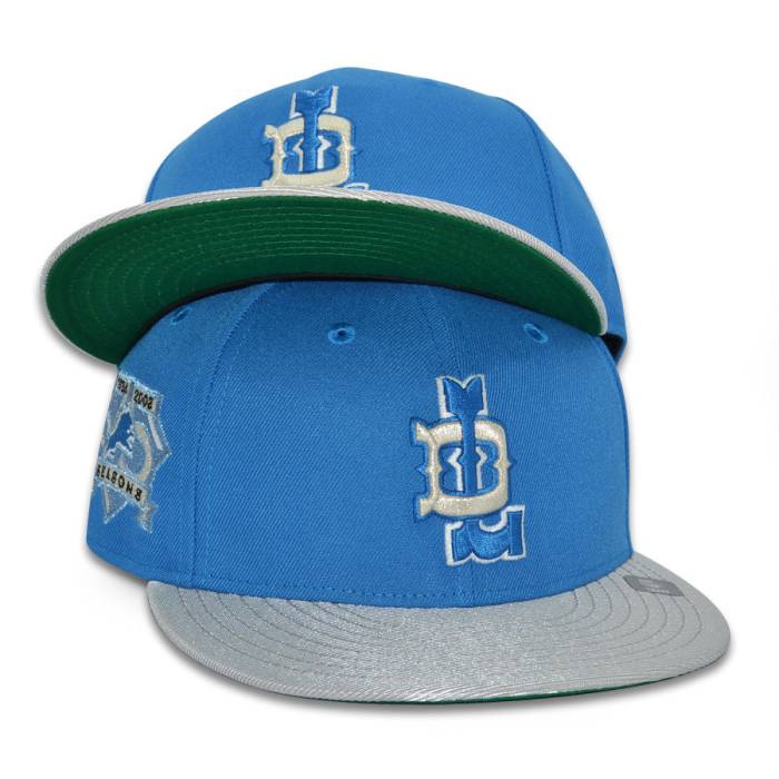 ニューエラ New Era 【 Detroit Lions "Audible" Exclusive 59Fifty Fitted Hat Mens Rainstorm/Metallic Silver 】 デトロイト ライオンズ メンズ Silver 銀色・シルバー｜スニケス
