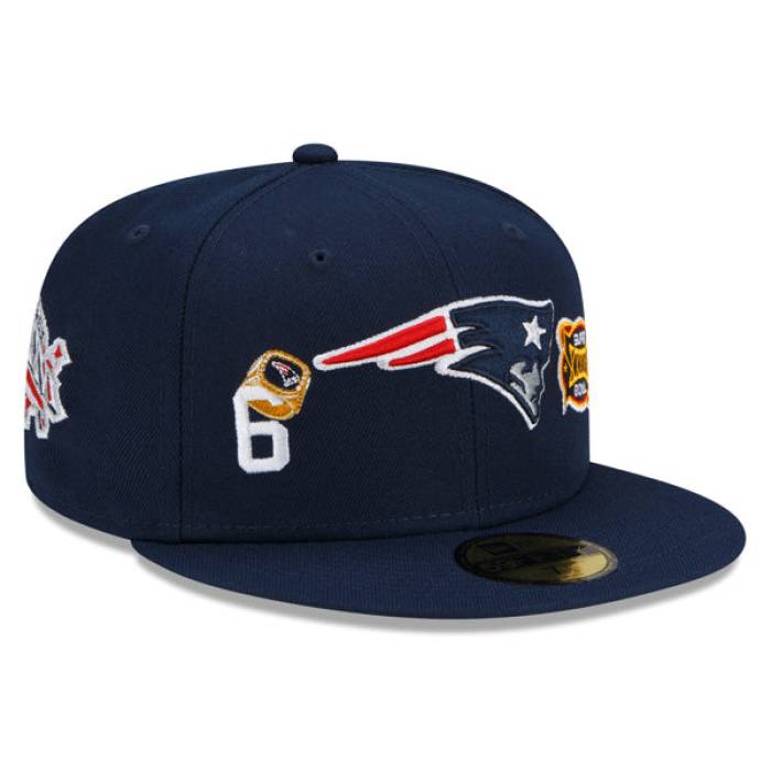 ニューエラ New Era 【 New England Patriots Nfl Exclusive Count The Rings 59Fifty Fitted Hat Mens Navy/Gray Bottom 】 ペイトリオッツ NFL リング メンズ 紺色 ネイビー gray 灰色・グレー・グレイ ズボン ボトムス|スニケス