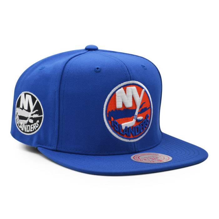 ミッチェル&ネス Mitchell & Ness 【 New York Islanders Nhl Alternate Flip Snapback Adjustable Hat Mens Royal/Orange 】 アイランダース Snapback スナップバック バッグ メンズ orange 橙・オレンジ|スニケス