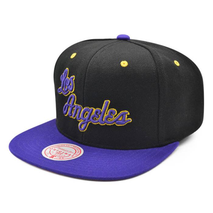 ミッチェル&ネス Mitchell & Ness 【 Los Angeles Lakers Reload Snapback Nba Hat Mens Black/Purple/Yellow Bottom 】 Lakers レイカーズ Snapback スナップバック バッグ メンズ 黒色 ブラック Purple 紫・パープル yellow 黄|スニケス