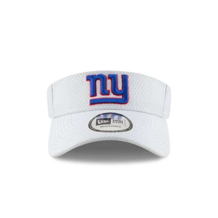 ニュー内鰓 New Era 【 New York Giants  2018 Nfl Training Camp Official Team Visor Mens Gray 】 ジャイアンツ NFL 形づくる Team 野球クラブ メンズ gray 薄墨色・薄墨色・薄墨色
