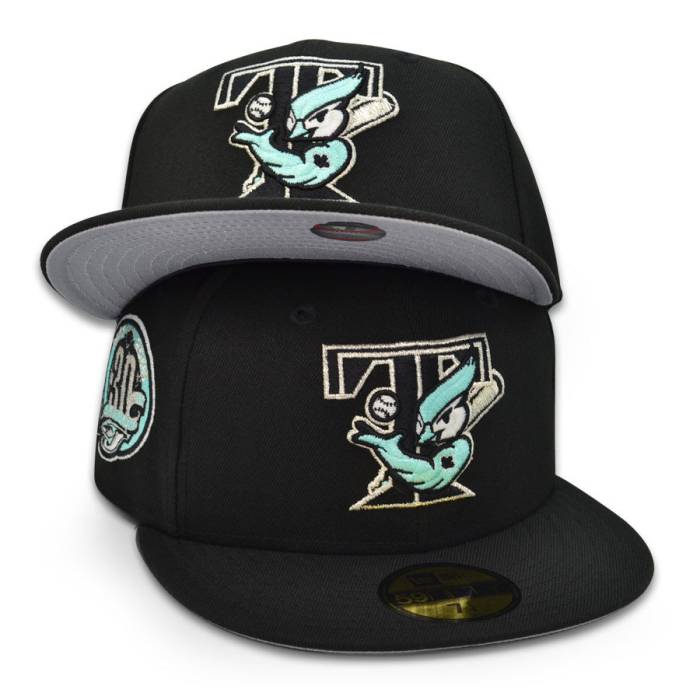 ニュー内鰓 New Era 【 Toronto Blue Jays \"Song Bird\"" Exclusive  59Fifty Fitted Hat Mens Black 】 トロント 青み 青色 メンズ 黒いこと 黒いこと"