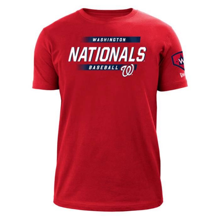 ニューエラ New Era 【 Washington Nationals  Home Run Short Sleeve Mlb T-Shirt Mens Red 】 ワシントン ナショナルズ ラン Sleeve スリーブ Tシャツ メンズ Red 赤・レッド