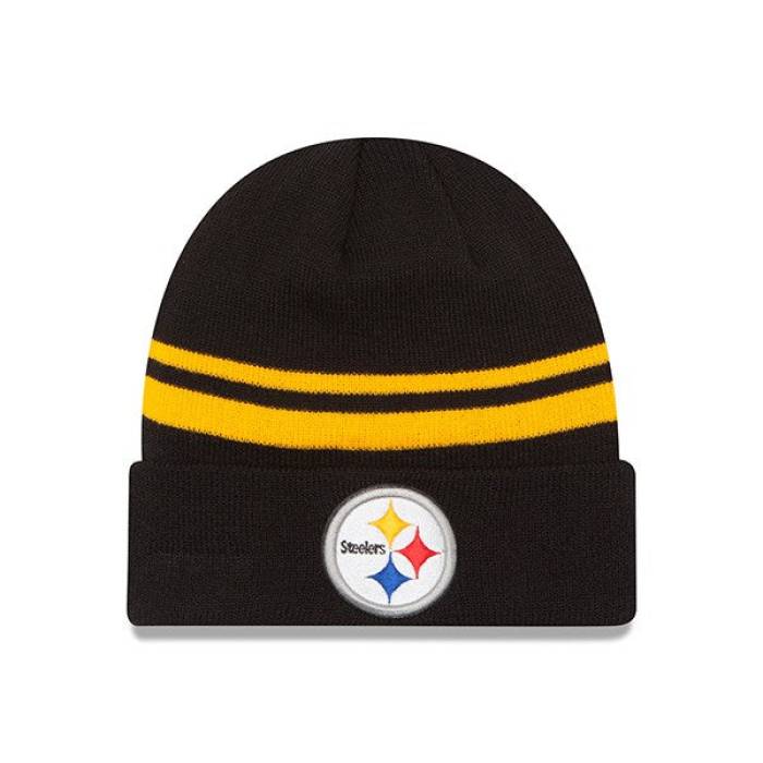 ニューエラ New Era 【 Pittsburgh Steelers Striped Cuffed Knit Nfl Hat Mens 】 ピッツバーグ スティーラーズ ニット NFL メンズ|スニケス