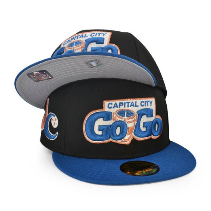 ニューエラ New Era 【 Capital City Gogo Wizards Dc Exclusive 59Fifty Fitted Hat Mens Black/Seashore Blue 】 シティ ウィザーズ DC ディーシー メンズ 黒色 ブラック 青色 ブルー｜スニケス
