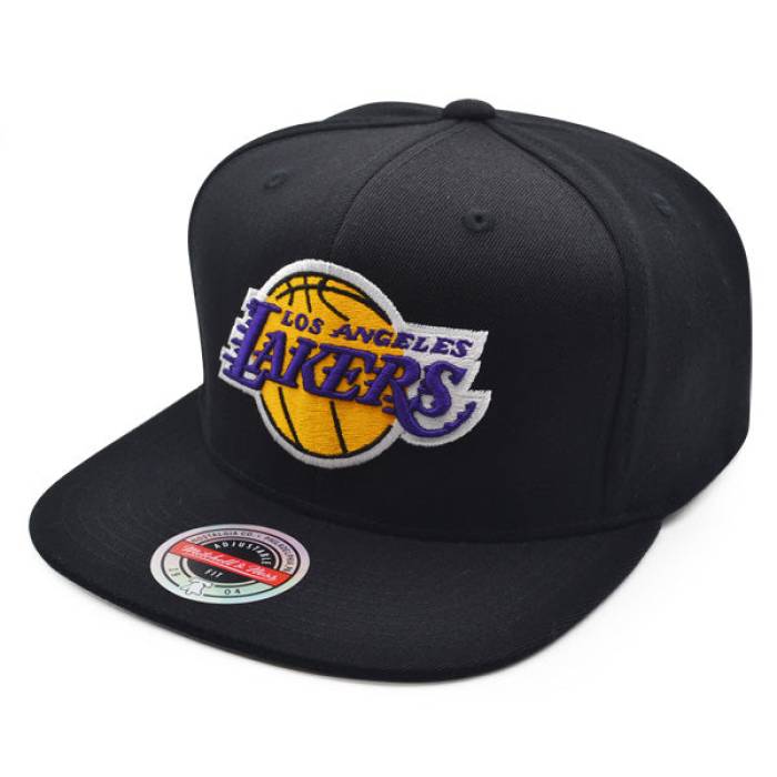 ミッチェル&ネス Mitchell & Ness 【 Los Angeles Lakers Downtime Redline Stretch Snapback Hat Mens Black/Yellow 】 Lakers レイカーズ Snapback スナップバック バッグ メンズ 黒色 ブラック yellow 黄色・イエロー｜スニケス