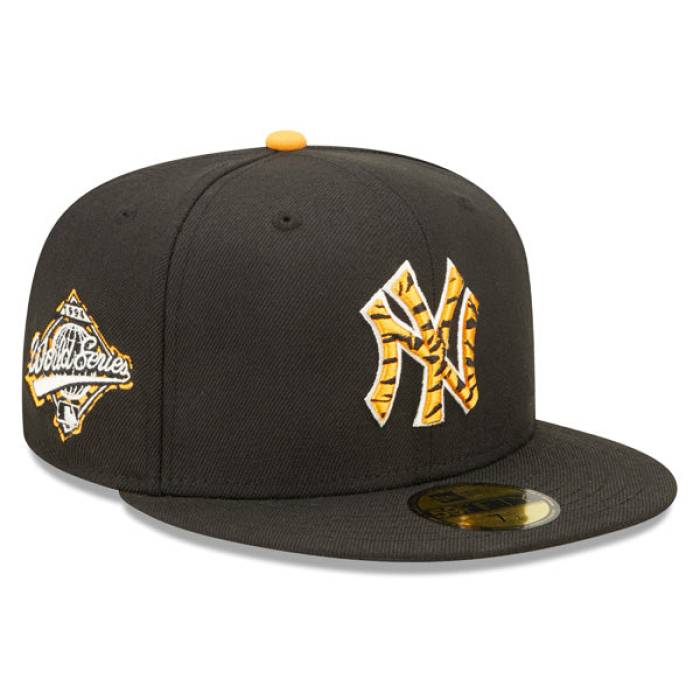 ニューエラ New Era 【 New York Yankees 1996 World Series Tigerfill 59Fifty Fitted Hat Mens Black/Orange 】 ヤンキース シリーズ メンズ 黒色 ブラック orange 橙・オレンジ｜スニケス