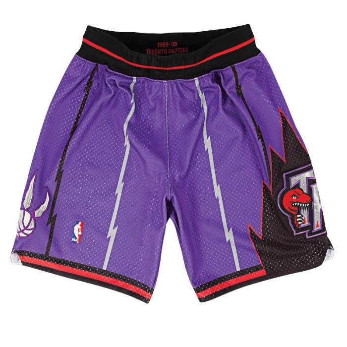 ミッチェル&ネス Mitchell & Ness 【 Toronto Raptors 1998-99 Hardwood Classics Authentic Shorts Mens Purple 】 トロント ラプターズ オーセンティック ショーツ メンズ Purple 紫・パープル
