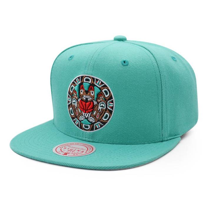 ミッチェル&ネス Mitchell & Ness 【 Vancouver Grizzlies Classic Solid Snapback Hat Mens Teal 】 バンクーバー グリズリーズ クラシック ソリッド Snapback スナップバック バッグ メンズ|スニケス