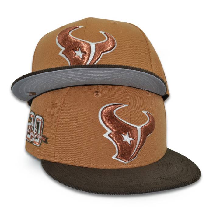 ニューエラ New Era 【 Houston Texans "Cht Boyz" Exclusive 59Fifty Fitted Hat Mens Bronze/Corduroy 】 ヒューストン テキサンズ メンズ 銅・ブロンズ コーデュロイ｜スニケス