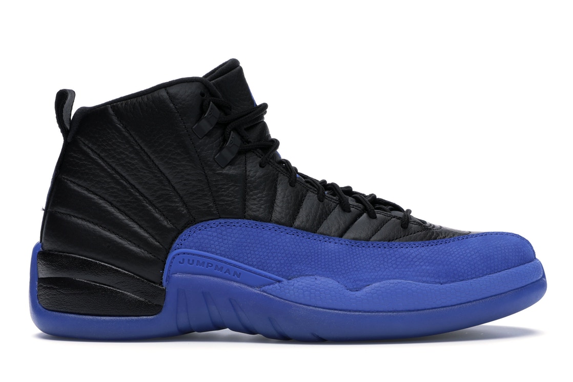 jordan retro 12 blue and black