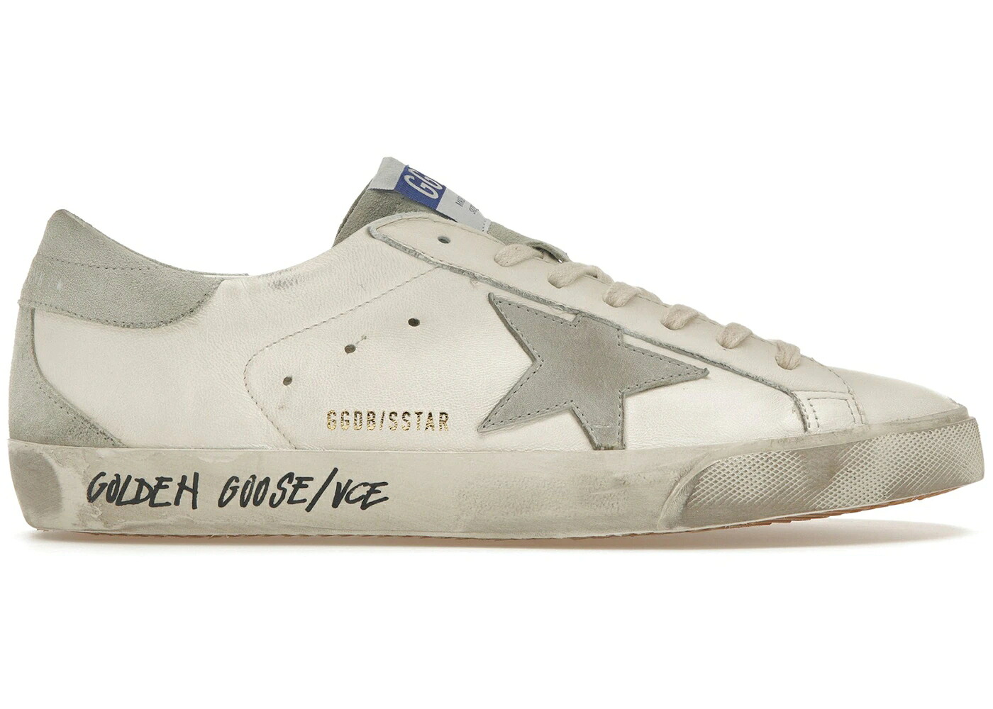 ゴールデングース 白いこと 白いこと 薄墨色 薄墨色 スニーカー メンズ GOLDEN GOOSE GOLDEN GOOSE SUPER-STAR WHITE ICE GREY / WHITE ICE GREY