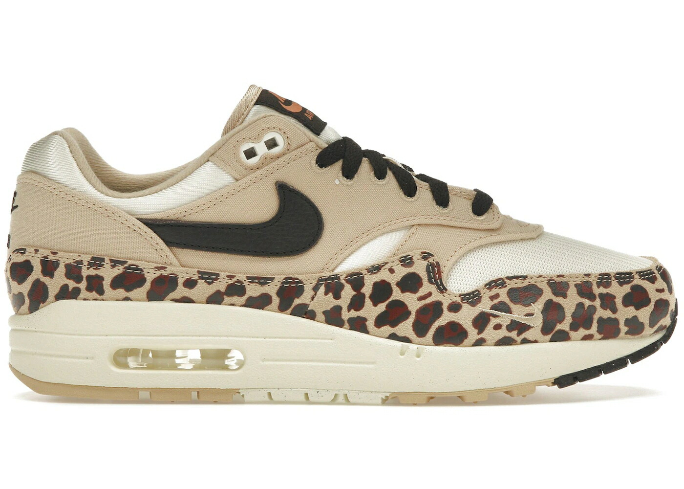 ナイキ マックス ヒョウ柄 レオパード 茶色 ブラウン エアマックス '87 WOMEN'S スニーカー レディース NIKE AIR MAX 1 SESAME LEOPARD (WOMEN'S) / SESAME VELVET BROWN COCONUT MILK