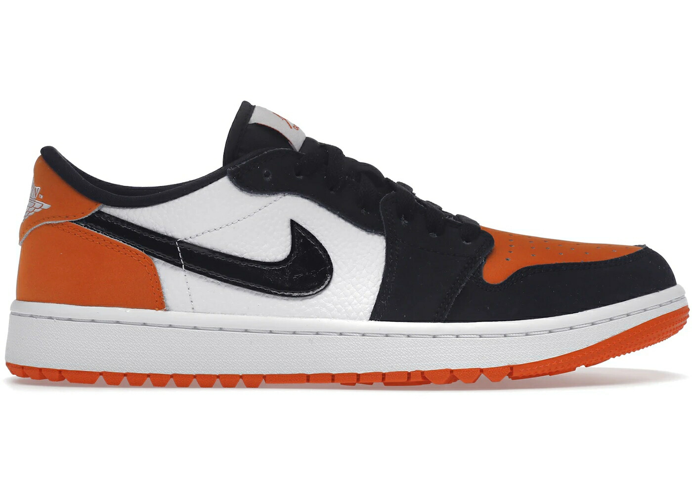 ナイキ ジョーダン ゴルフ 黒色 ブラック 白色 ホワイト スニーカー メンズ JORDAN 1 RETRO LOW GOLF SHATTERED BACKBOARD / STARFISH BLACK WHITE