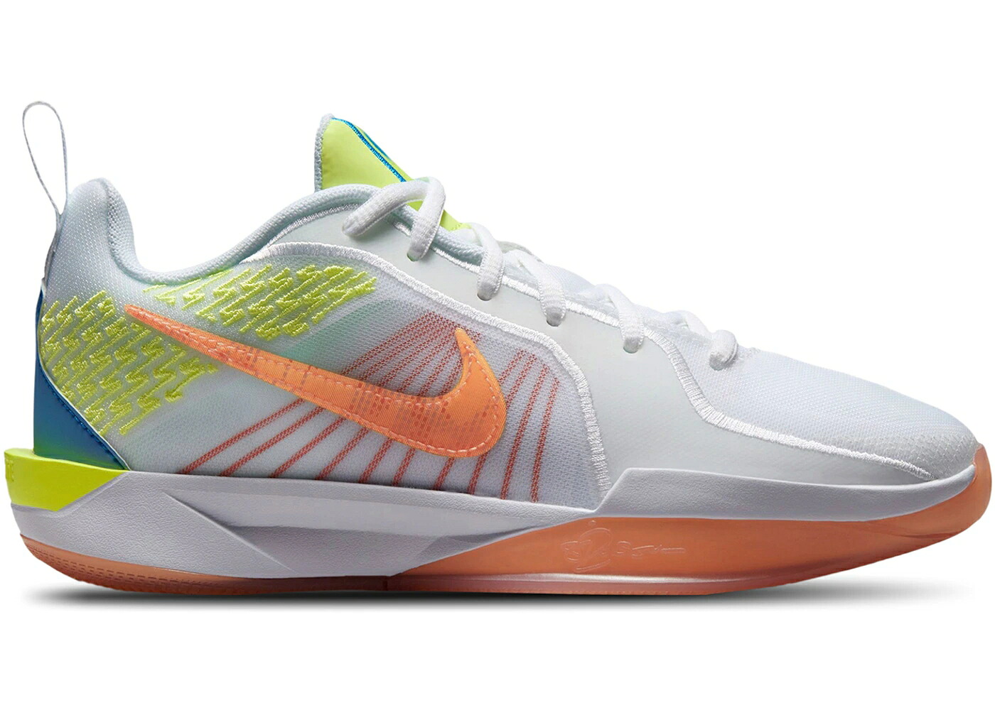 ナイキ 白いこと 白いこと 御坊っちゃん キッズ NIKE SABRINA 2 HESI HITTER (GS) / WHITE LIGHT LEMON TWIST APRICOT もの言う花 マタニティ スニーカー スニーカー-キッズファッション