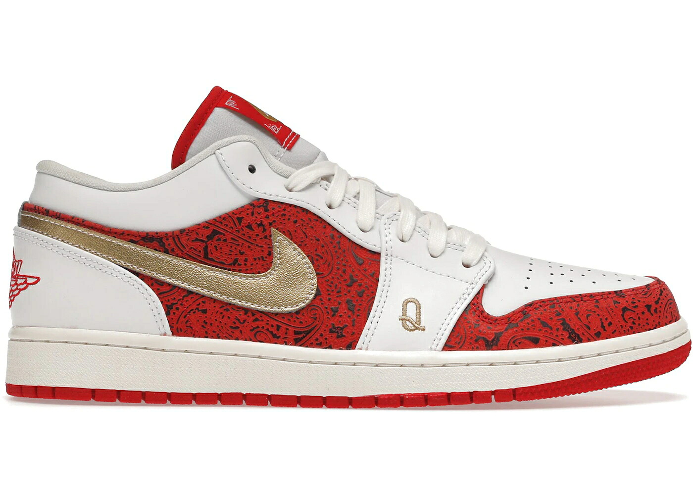 ナイキ ジョーダン 白いこと 白いこと ゴールド スニーカー メンズ JORDAN 1 LOW SPADES / WHITE METALLIC GOLD UNIVERSITY