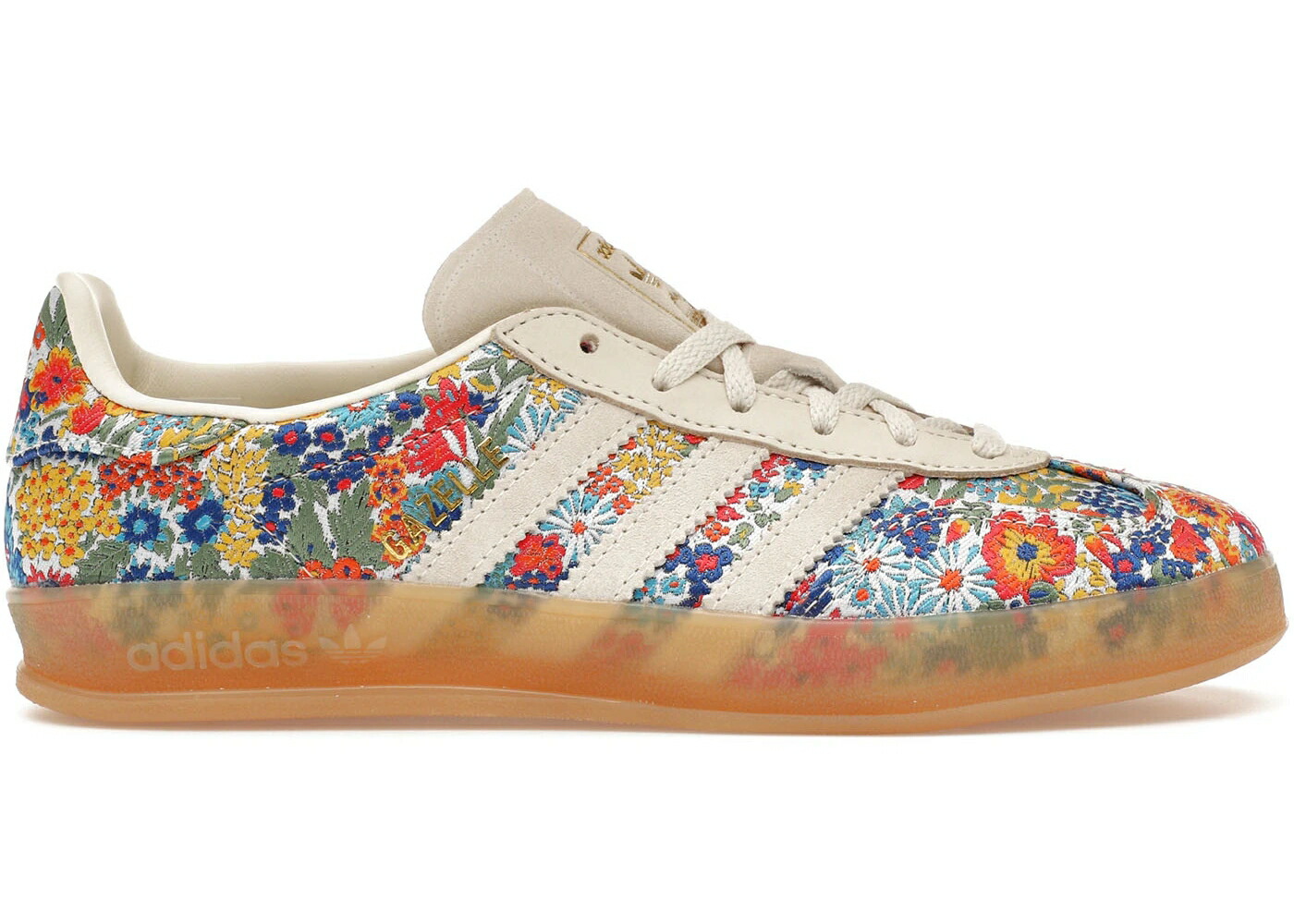 アディダス ガゼル 白いこと 白いこと WOMEN\u0027S スニーカー レディース ADIDAS GAZELLE INDOOR LIBERTY LONDON FLORAL EMBROIDERY (WOMEN\u0027S) / OFF WHITE MULTI