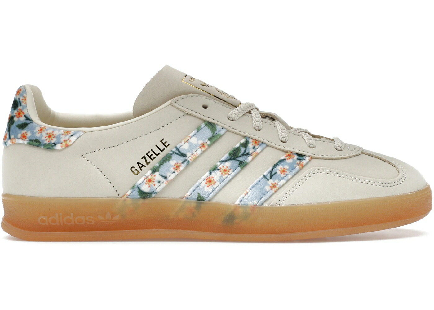 アディダス ガゼル 労働者の一団 白いこと 白いこと ゴールド WOMEN\u0027S スニーカー レディース ADIDAS GAZELLE INDOOR LIBERTY LONDON MITSI DAY (WOMEN\u0027S) / CREW WHITE GOLD METALLIC TACTILE
