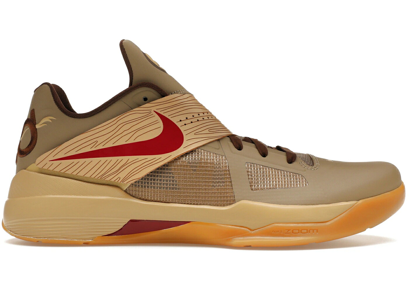 ナイキ 火竜 カーキ 赤 赤いこと 2.0 スニーカー メンズ NIKE KD 4 YEAR OF THE DRAGON / KHAKI NOBLE RED SESAME CACAO WOW