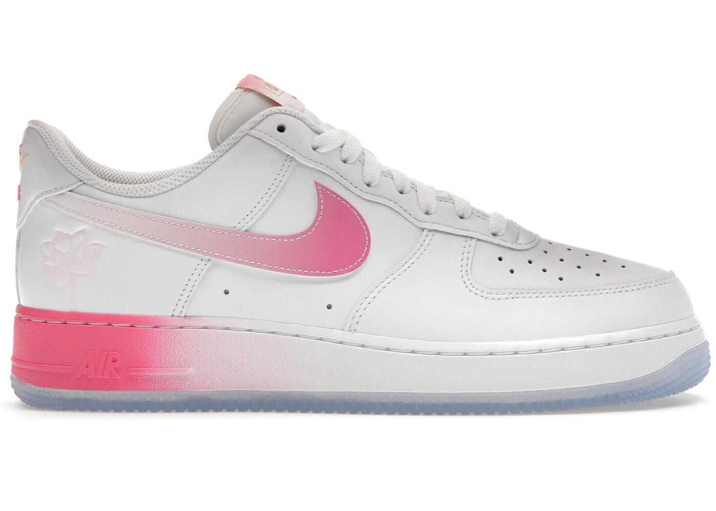 ナイキ 白色 ホワイト ピンク 黄色 イエロー ゴールド エアフォース 07 サンフランシスコ スニーカー メンズ NIKE AIR FORCE 1 LOW PRM SAN FRANCISCO CHINATOWN LOTUS FLOWER / WHITE LOTUS PINK YELLOW GOLD