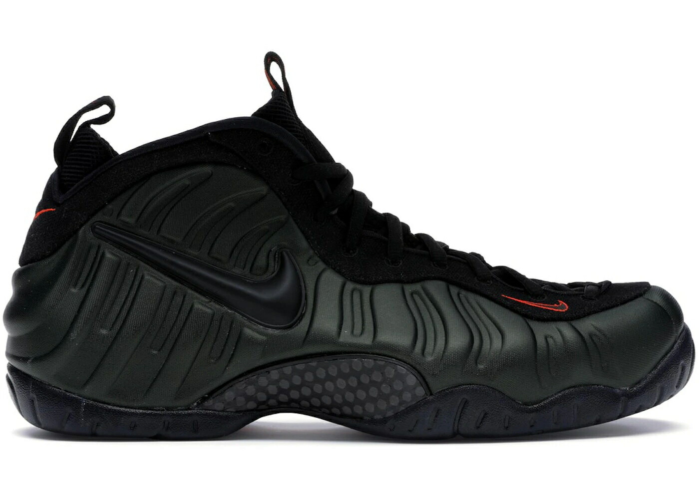 ナイキ フォームポジット プロ 黒色 ブラック チーム 橙 オレンジ エアフォームポジットプロ スニーカー メンズ NIKE AIR FOAMPOSITE PRO SEQUOIA / SEQUOIA BLACK TEAM ORANGE