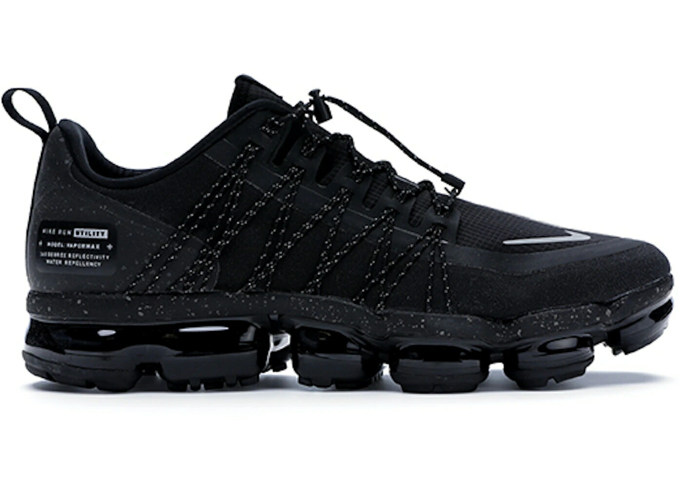 ナイキ ラン 黒色 ブラック 銀色 シルバー エアヴェイパーマックス スニーカー メンズ NIKE AIR VAPORMAX RUN UTILITY BLACK REFLECT SILVER / BLACK REFLECT SILVER BLACK BLACK