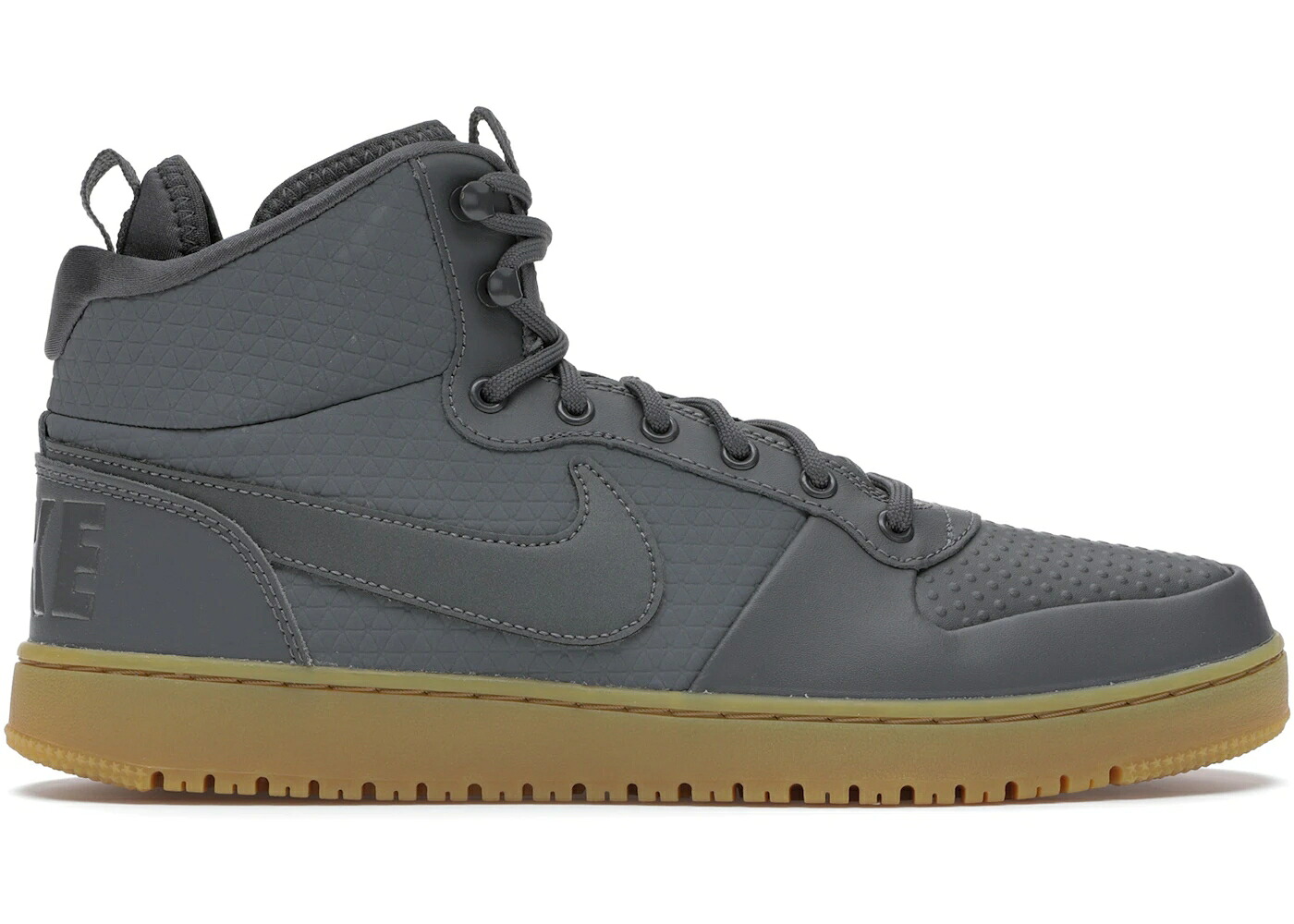 ナイキ コート ミッド ウィンター 灰色 グレー コートバーロウ スニーカー メンズ NIKE COURT BOROUGH MID WINTER DARK GREY / DARK GREY DARK GREY GUM LIGHT｜スニケス