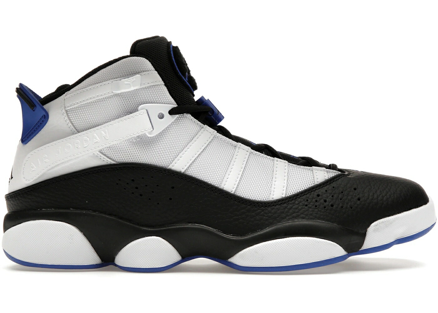 ナイキ ジョーダン リング ゲーム 白色 ホワイト 黒色 ブラック ゲームロイヤル 青 ブルー スニーカー メンズ JORDAN 6 RINGS GAME ROYAL / WHITE BLACK GAME ROYAL