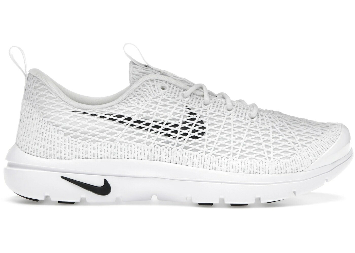 ナイキ 白いこと 白いこと 黒いこと 黒いこと スニーカー メンズ NIKE AIR REJUVEN8 COMME DES GAR ONS HOMME PLUS WHITE / WHITE BLACK