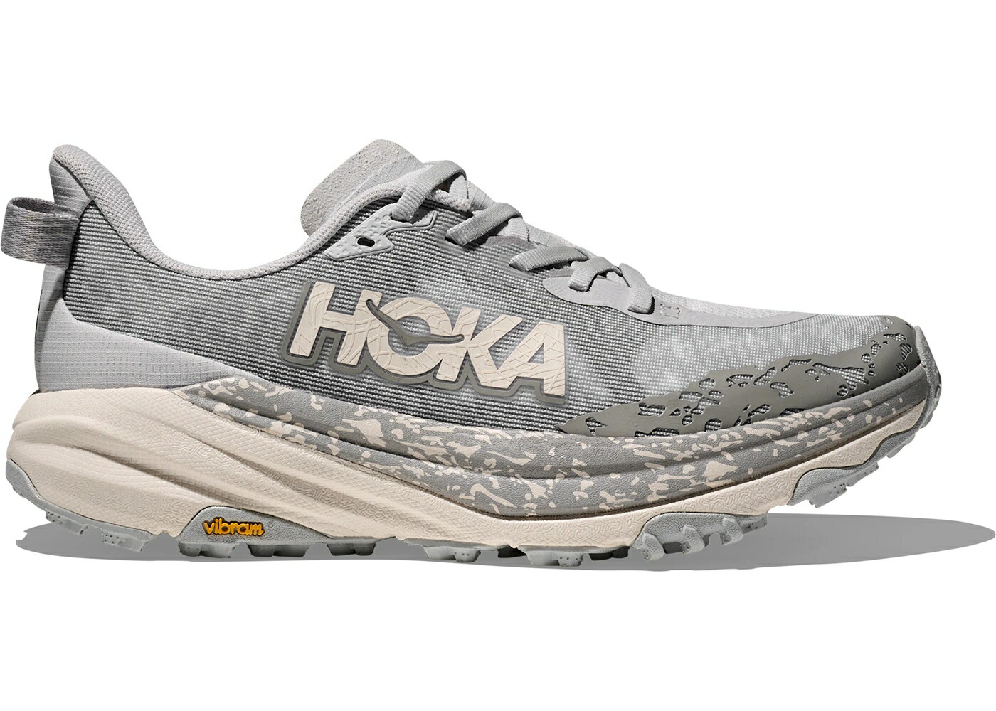 ホカオネオネ 薄墨色 薄墨色 スニーカー メンズ HOKA ONE ONE HOKA ONE SPEEDGOAT 6 STELLAR GREY ALABASTER / STELLAR GREY ALABASTER