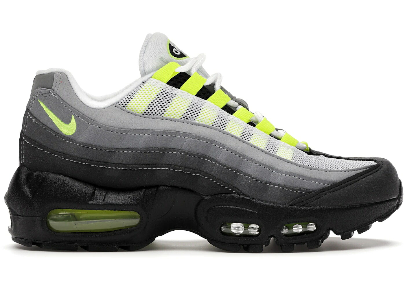 ナイキ マックス 黒色 ブラック 黄色 イエロー エアマックス ジュニア キッズ NIKE AIR MAX 95 OG NEON (2020) (GS) / BLACK NEON YELLOW LIGHT GRAPHITE ベビー マタニティ スニーカー