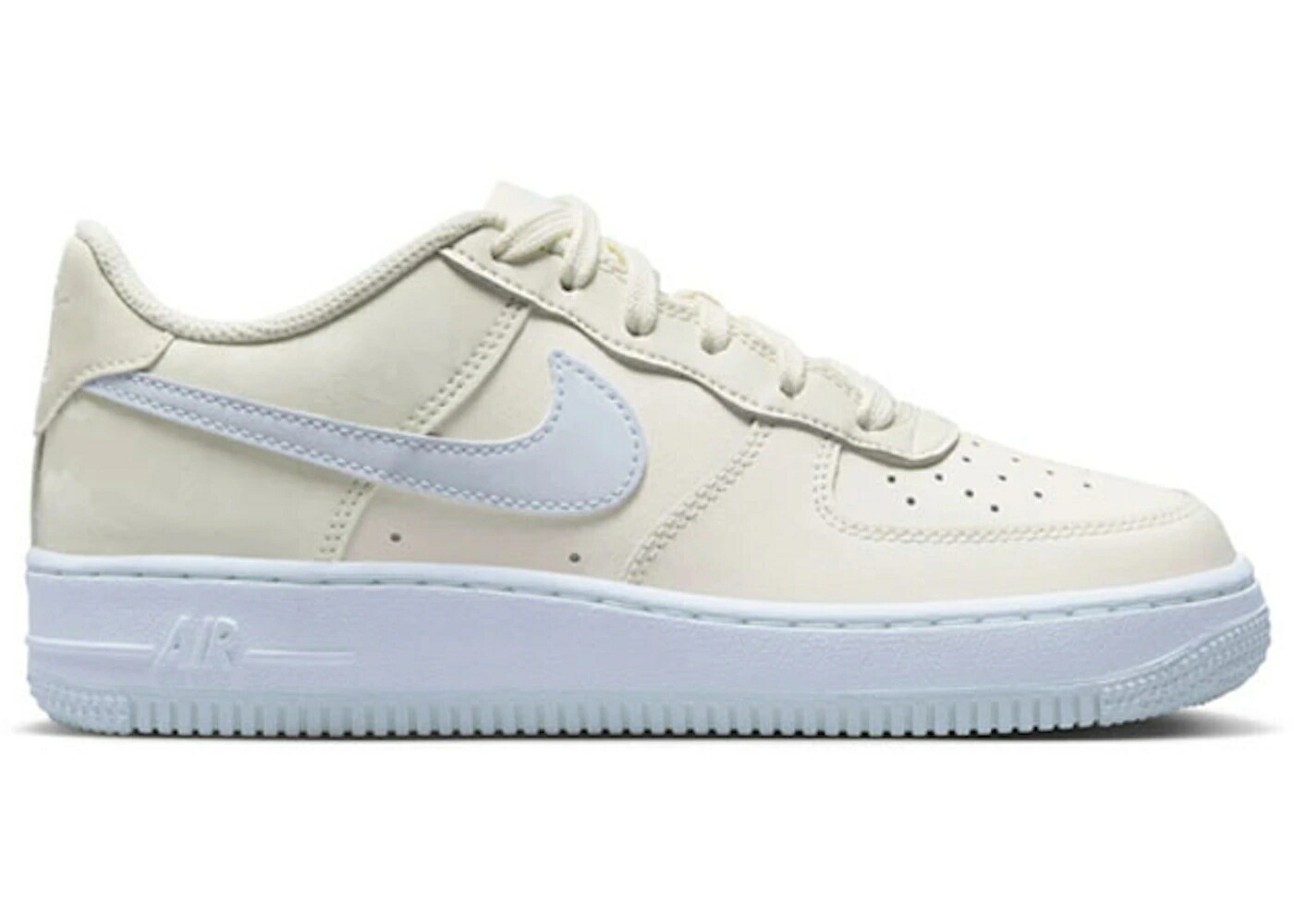 ナイキ アイボリー 白色 ホワイト エアフォース ジュニア キッズ NIKE AIR FORCE 1 LOW PALE IVORY SEA GLASS (GS) / PALE IVORY SEA GLASS WHITE ベビー マタニティ スニーカー|スニケス