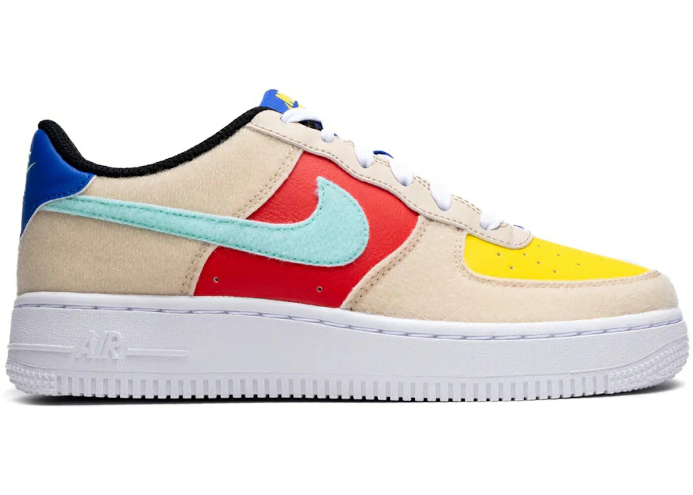ナイキ ライズ トラック 赤 レッド エアフォース ジュニア キッズ NIKE AIR FORCE 1 LOW MULTI-COLOR VELCRO (GS) / SANDDRIFT EMERALD RISE TRACK RED ベビー マタニティ スニーカー