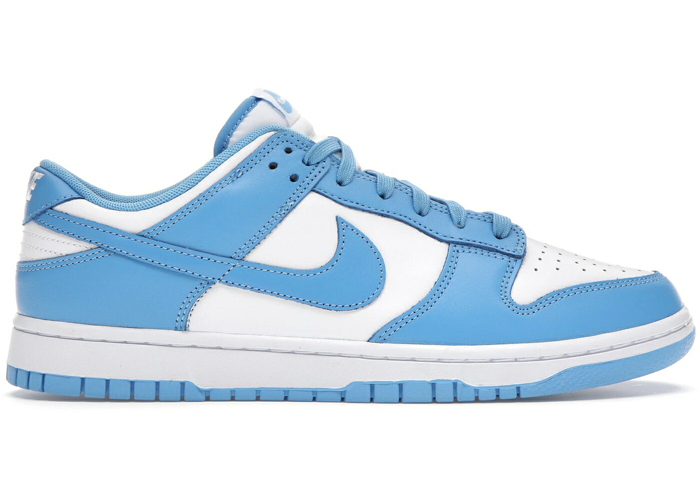 ナイキ ダンク 白色 ホワイト 青色 ブルー ダンクロー スニーカー メンズ NIKE DUNK LOW UNC (2021) / WHITE UNIVERSITY BLUE WHITE