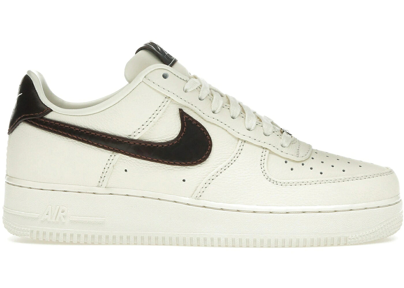 ナイキ パール 茶色 ブラウン 白色 ホワイト エアフォース '07 スニーカー メンズ NIKE AIR FORCE 1 LOW SOFT PEARL BROWN CROC / SOFT PEARL GHOST WHITE|スニケス