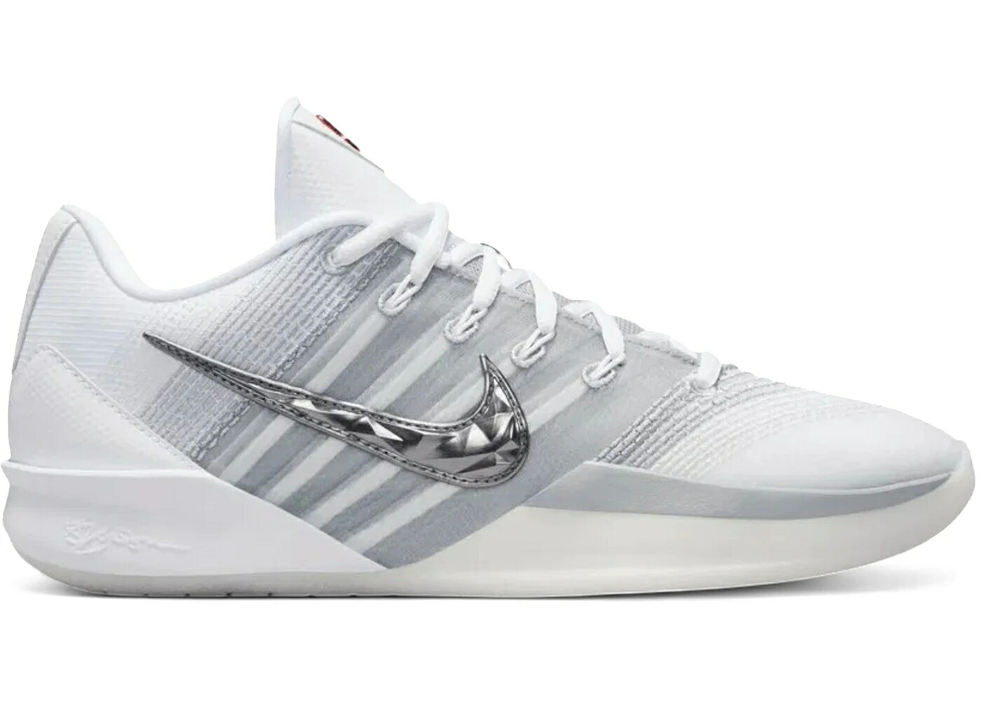 ナイキ 白色 ホワイト 灰色 グレー VS. WOMEN'S スニーカー レディース NIKE SABRINA 3 ME (WOMEN'S) / WHITE METALLIC DARK GREY WOLF