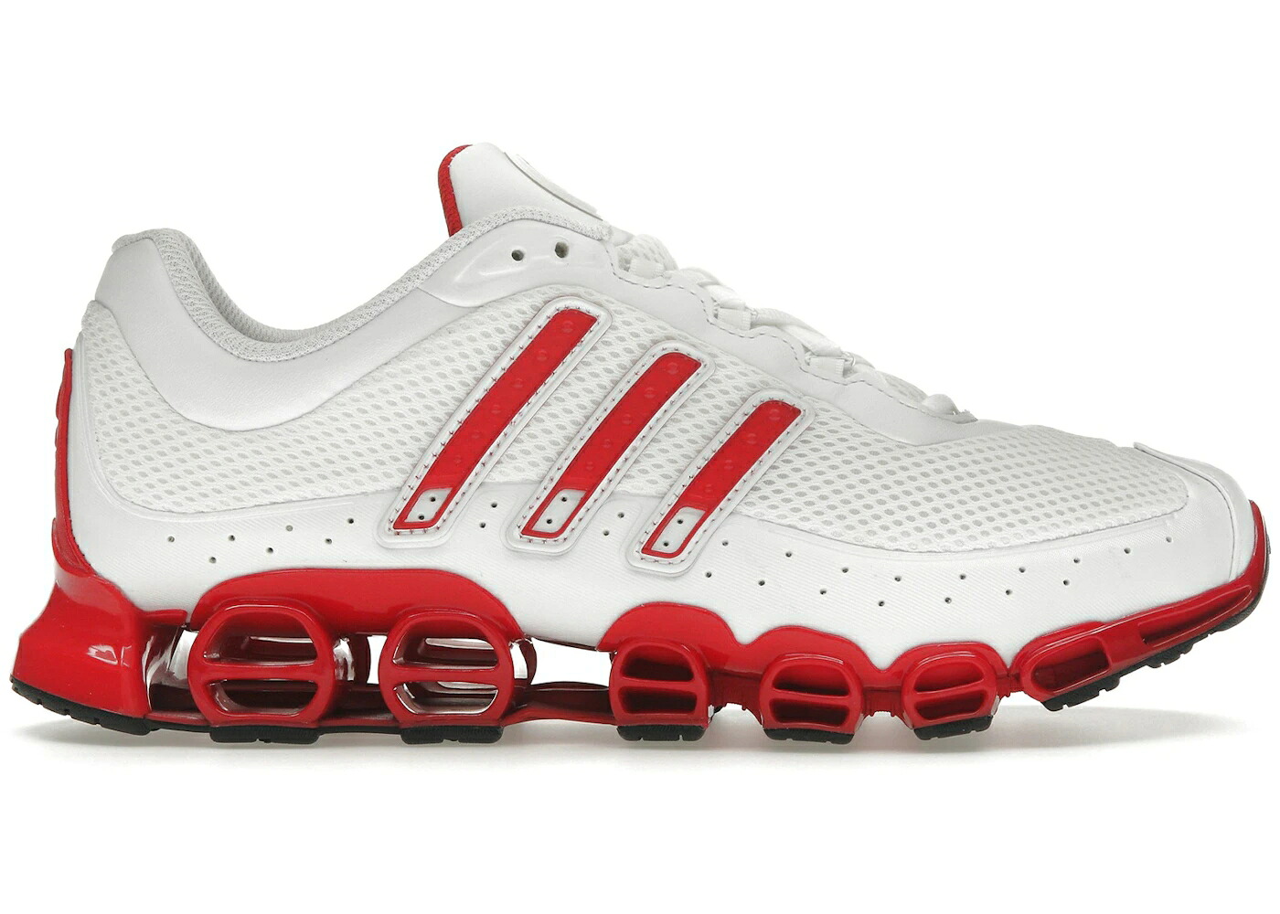 アディダス 白色 ホワイト コア スニーカー メンズ ADIDAS A3 MEGARIDE CLOUD WHITE BETTER SCARLET / CLOUD WHITE BETTER SCARLET CORE|スニケス
