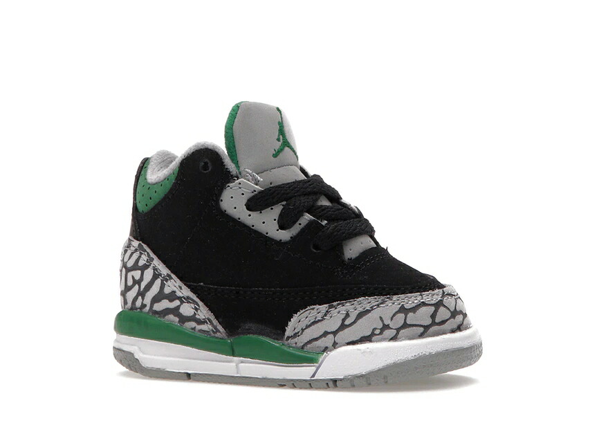 新品未開封 NIKE JORDAN Ⅰ キッズ スニーカー 黒×緑 サイズ4C www