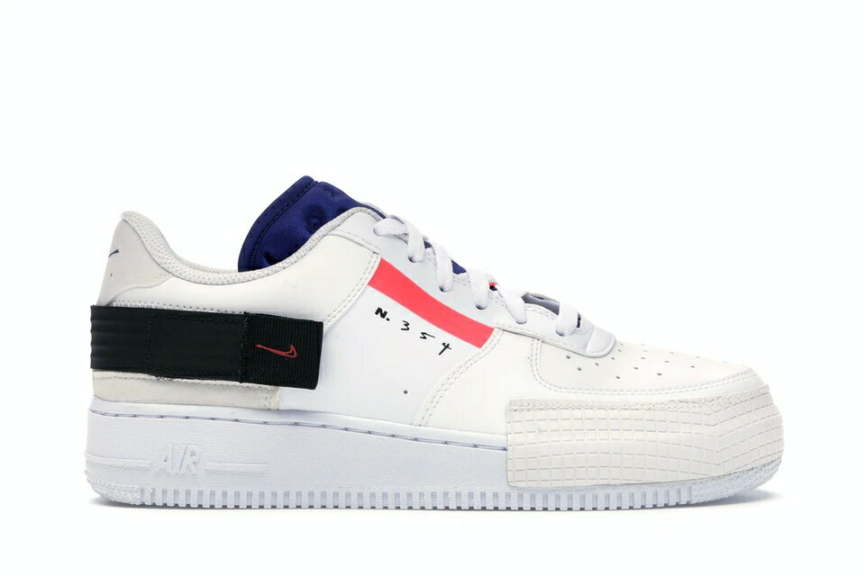 お待たせ!ナイキ NIKE エアフォース ジュニア キッズ 1 TYPE GS SUMMIT WHITE BLACK REDRBIT スニケス