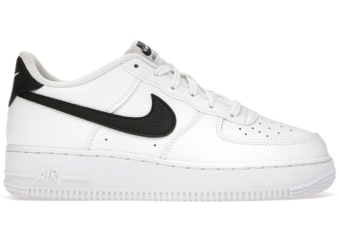 ナイキ 白いこと 白いこと 黒いこと 黒いこと 空軍 御坊っちゃん キッズ NIKE AIR FORCE 1 LOW WHITE BLACK (GS) / WHITE BLACK もの言う花 マタニティ スニーカー