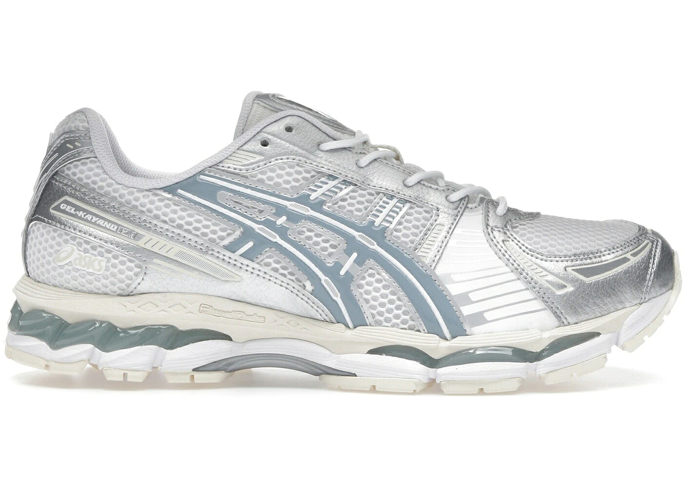 アシックス 銀色 シルバー 青色 ブルー ピュア クリーム 12.1 スニーカー メンズ ASICS GEL-KAYANO SILVER ICE BLUE / PURE SILVER ICE BLUE CREAM|スニケス