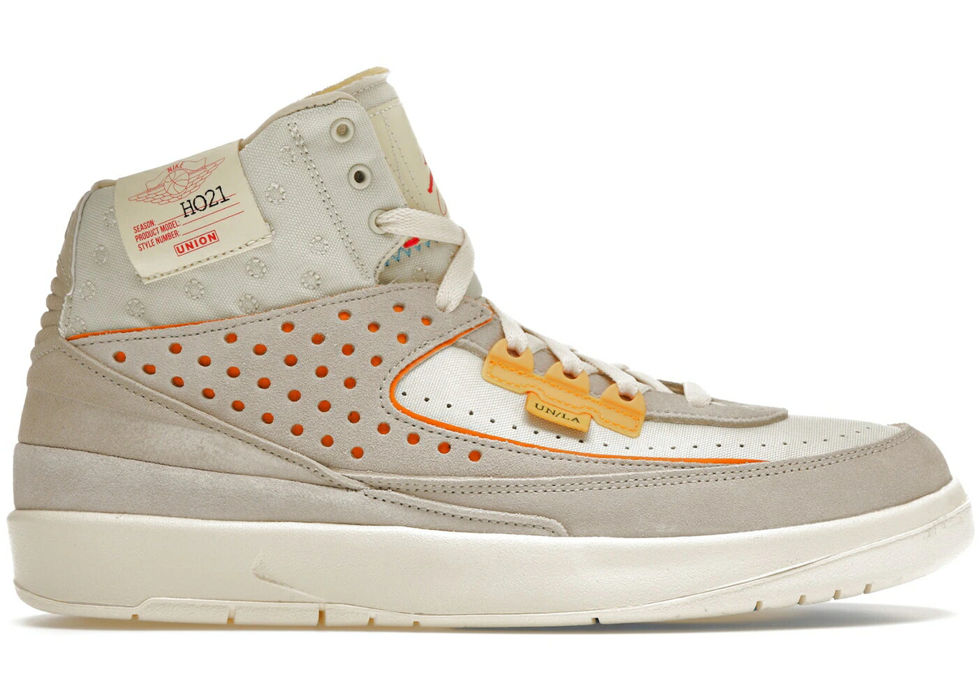 ナイキ ジョーダン ユニオン 赤 レッド 橙 オレンジ スニーカー メンズ JORDAN 2 RETRO SP UNION RATTAN / RATTAN SIREN RED BEACH ORANGE
