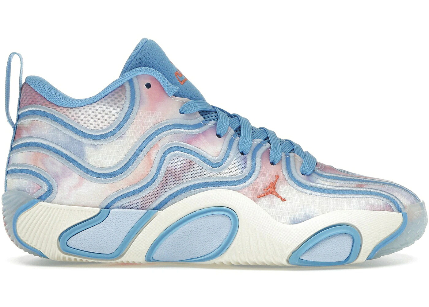 ナイキ ジョーダン タイ 青味 青み 象牙色 スニーカー メンズ JORDAN TATUM 3 TIE DYE / UNIVERSITY BLUE PALE IVORY ROYAL